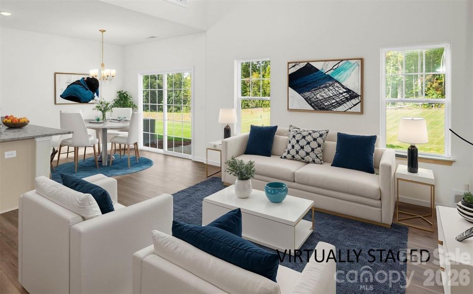 Furnished interior view inside a new home in Autumn Brook, Stanley (Image 3).