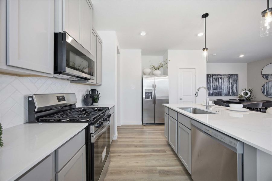 Furnished interior view inside a new home in Pinehaven, Houston (Image 14). Furnished interior view inside a new home in Pinehaven, Houston (Image 14).