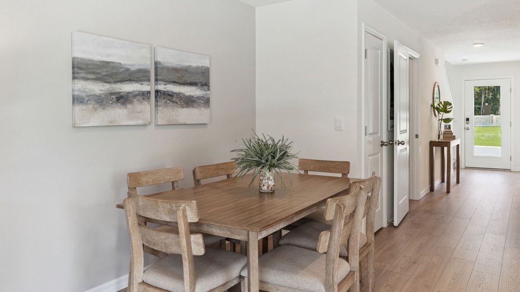 Furnished interior view inside a new home in Preston Cove, St. Cloud (Image 6).
