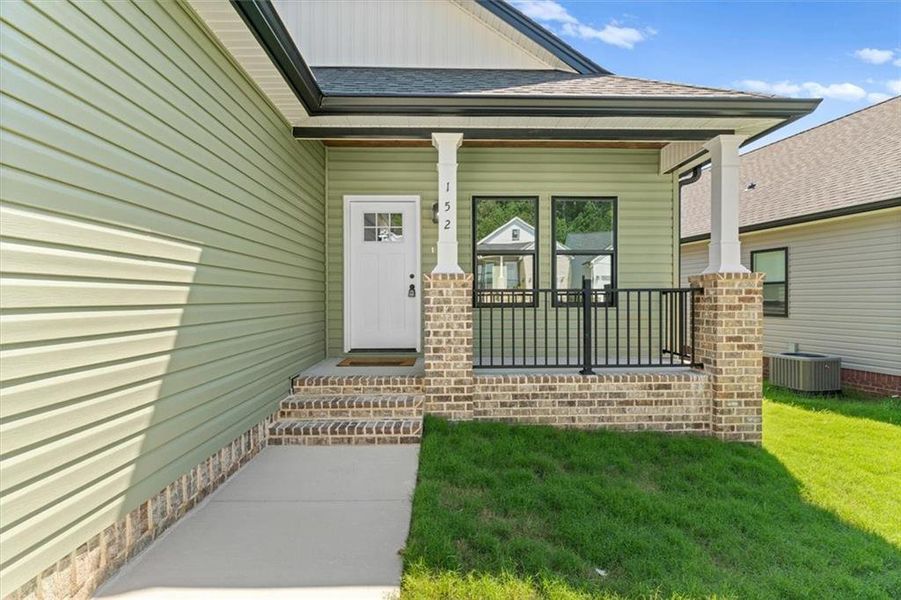 Exterior details and patio area of a home in , Dalton (Image 3).
