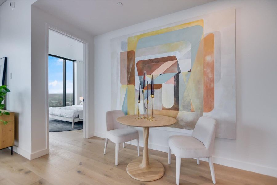 Photos shown are of the same floor plan 5 floors higher.