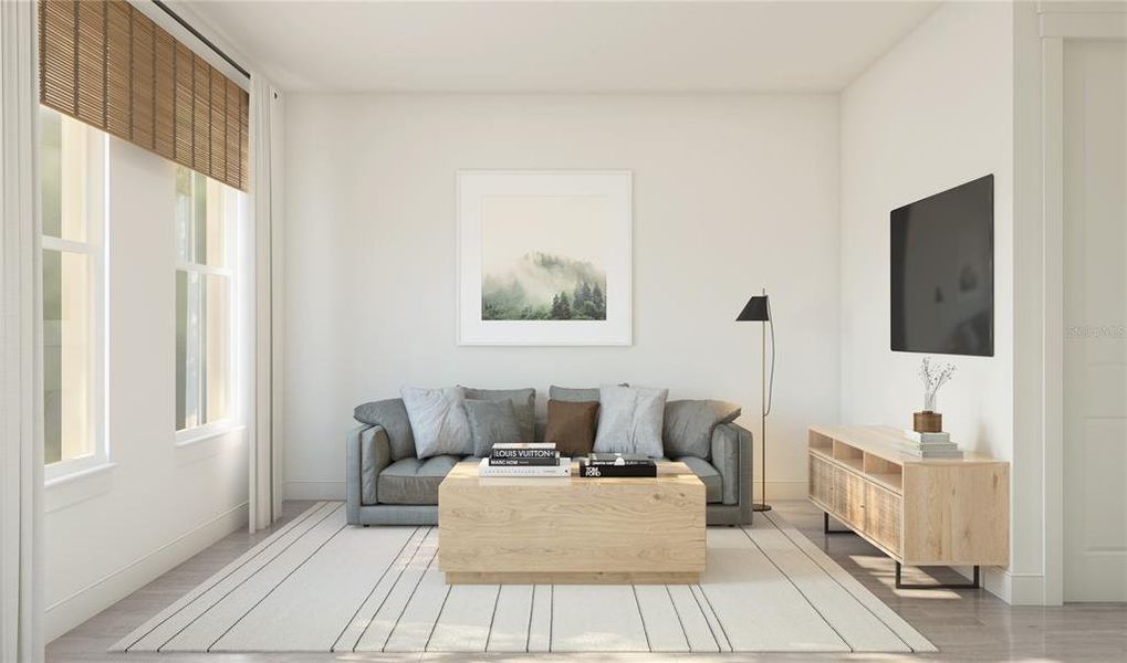 Furnished interior view inside a new home in Eden Preserve, Altamonte Springs (Image 11).