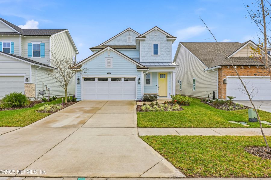 Front exterior of a new home in , Ponte Vedra, FL, highlighting curb appeal (Image 2).