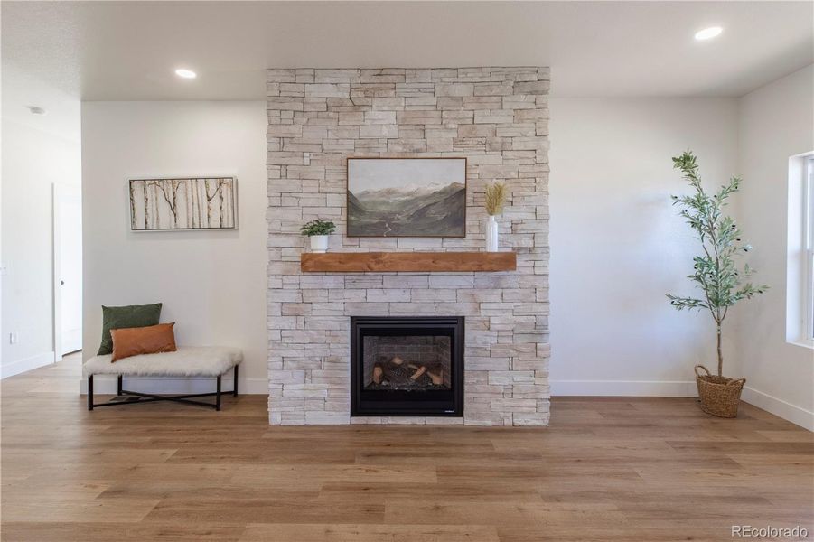 Furnished interior view inside a new home in , Florissant (Image 29).