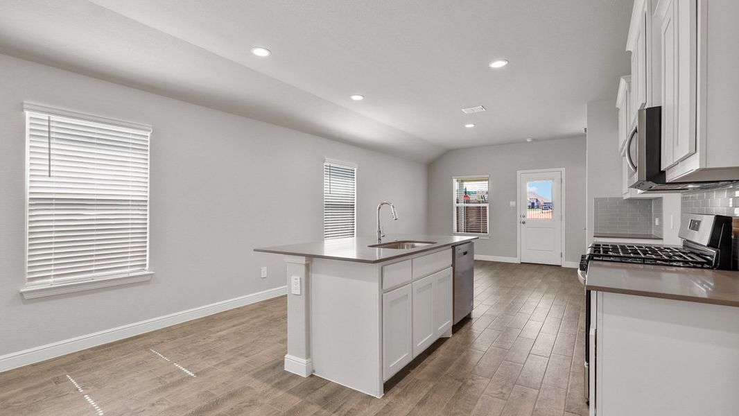 Furnished interior view inside a new home in The Hills at Reunion, Newark (Image 9).