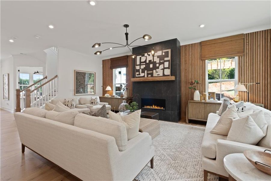 Furnished interior view inside a new home in Silverwood, Cumming (Image 4).