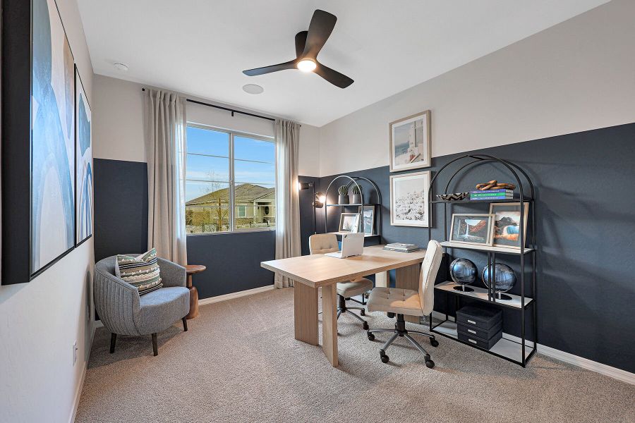 Representative furnished interior of a home built from the Ginger by Mattamy Homes in Empire Pointe, Queen Creek (Image 12). Representative furnished interior of a home built from the Ginger by Mattamy Homes in Empire Pointe, Queen Creek (Image 12).