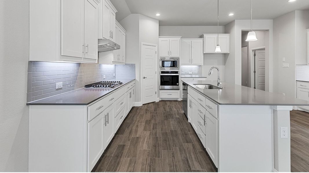 Furnished interior view inside a new home in Treeline, Justin (Image 5).