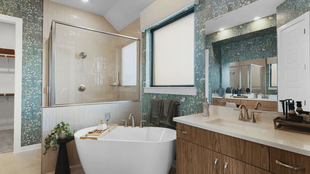 Furnished interior view inside a new home in Newhaven, Manor (Image 23).