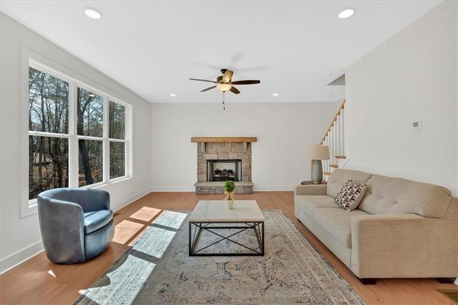 Furnished interior view inside a new home in , Dallas (Image 8).