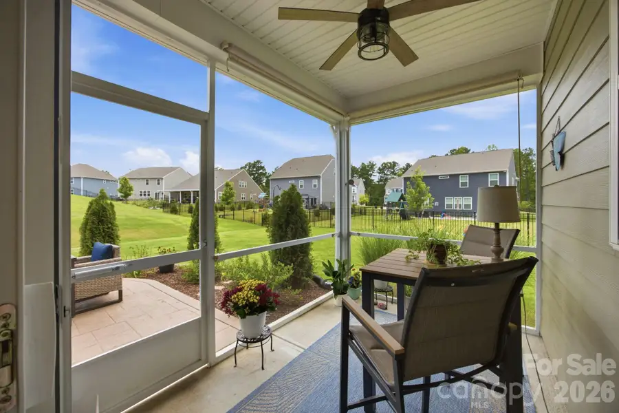 Exterior details and patio area of a home in Falls Cove at Lake Norman, Troutman (Image 4).