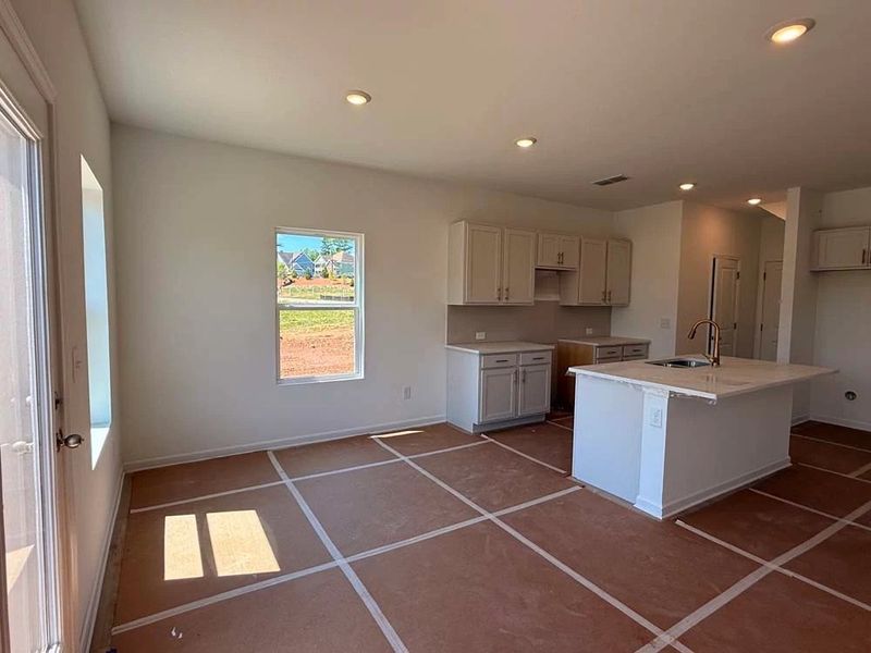 Dining Area Construction Progress