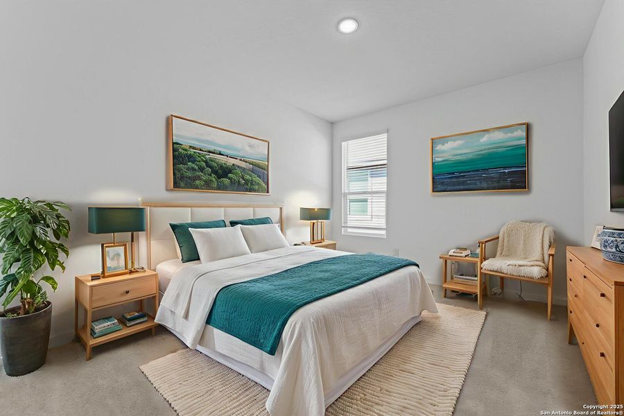 Furnished interior view inside a new home in Waterwheel: Coastline Collection, San Antonio (Image 9).