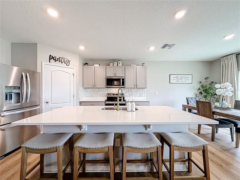 Furnished interior view inside a new home in Edgemont at Serenoa, Clermont (Image 17).