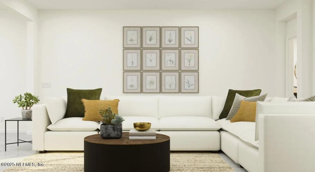 Furnished interior view inside a new home in Silver Falls Single Family at SilverLeaf, St. Augustine (Image 6). Furnished interior view inside a new home in Silver Falls Single Family at SilverLeaf, St. Augustine (Image 6).