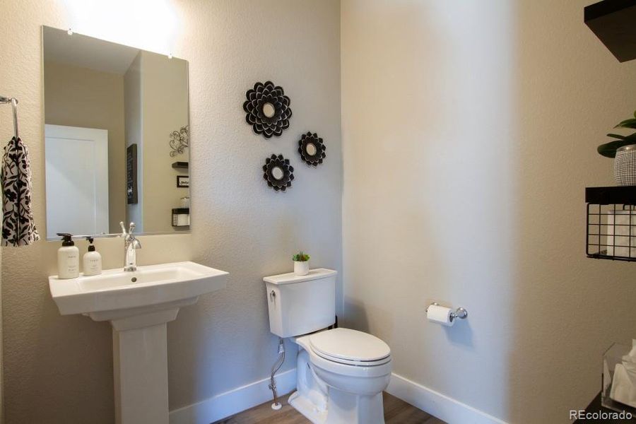 POWDER ROOM ON MAIN LEVEL