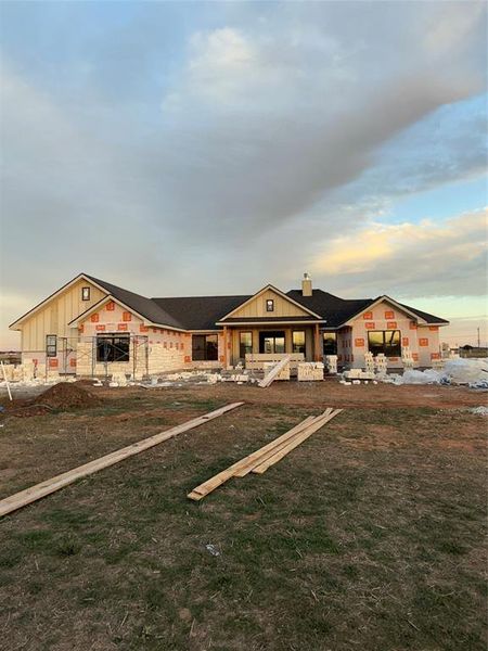 In-progress construction of a new home in , Tuscola, TX (Image 6).