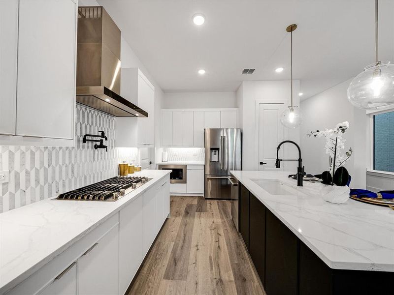 Furnished interior view inside a new home in Royal Court, Little Elm (Image 26).