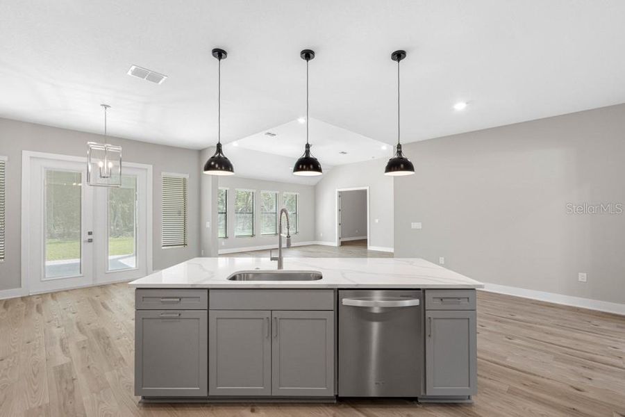 Furnished interior view inside a new home in Bella Terra, Hudson (Image 4). Furnished interior view inside a new home in Bella Terra, Hudson (Image 4).