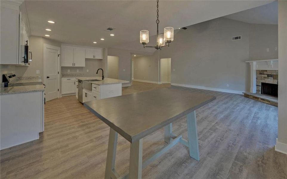 Furnished interior view inside a new home in , Lavonia (Image 13). Furnished interior view inside a new home in , Lavonia (Image 13).