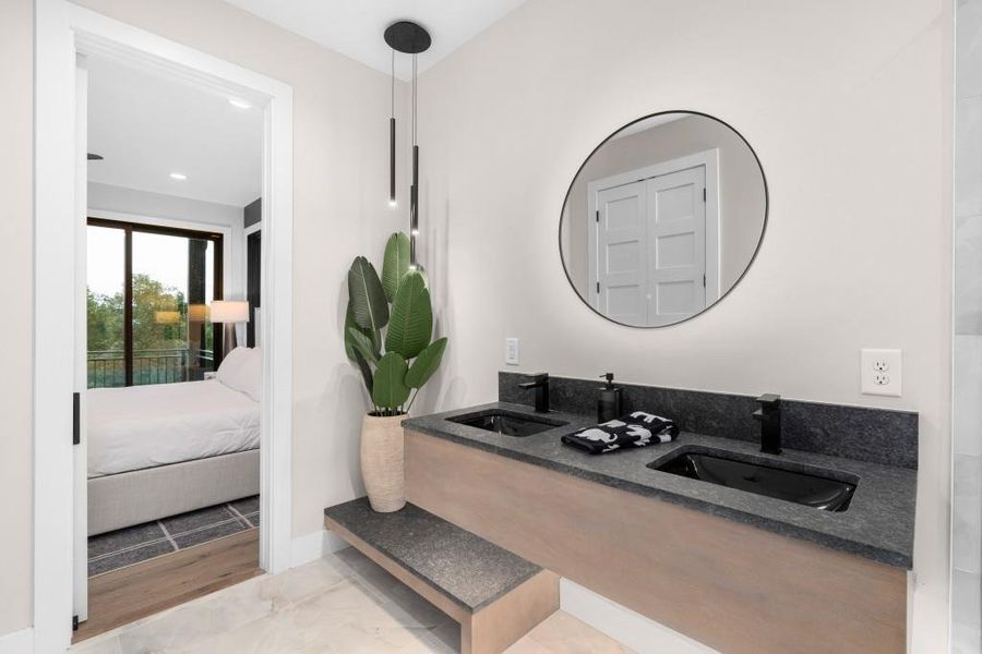 Furnished interior view inside a new home in , Blue Ridge (Image 41).