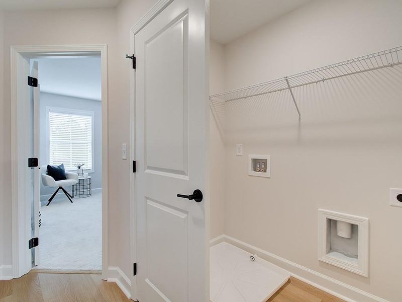 Spacious, unfurnished interior of a new home in Townes at South Main, Kennesaw (Image 22).