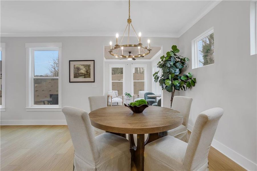 Furnished interior view inside a new home in , Cartersville (Image 15).