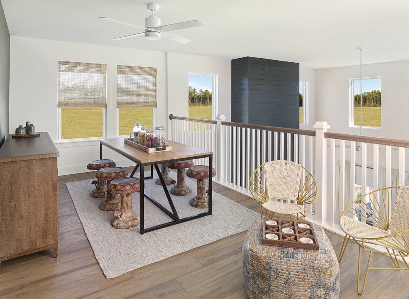 Representative furnished interior of a home built from the Harrison by Ashton Woods in Watson Hill, Summerville (Image 13).