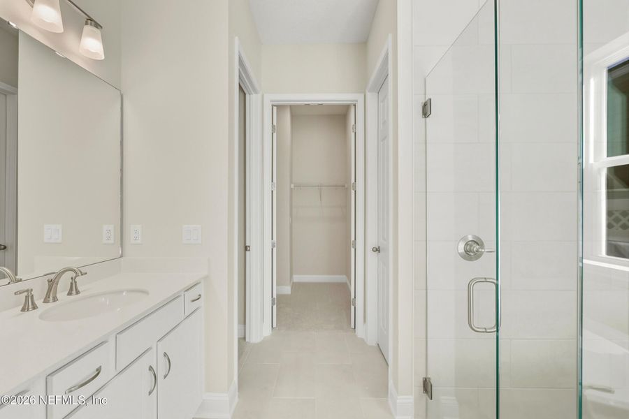 Furnished interior view inside a new home in Silver Landing at SilverLeaf, St. Augustine (Image 33).