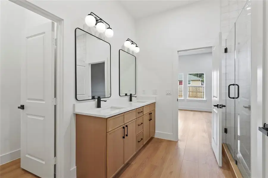 Furnished interior view inside a new home in , Dallas (Image 11).