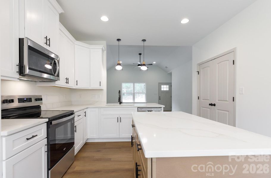 Furnished interior view inside a new home in , Clover (Image 5).