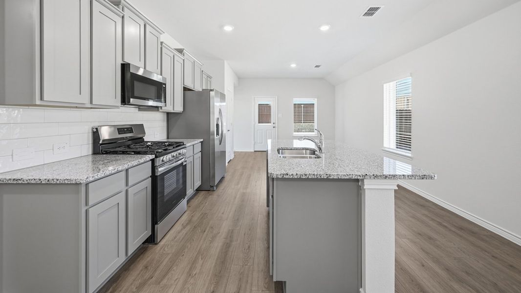Representative furnished interior of a home built from the Bailey by D.R. Horton in Silverado, Aubrey (Image 8). Representative furnished interior of a home built from the Bailey by D.R. Horton in Silverado, Aubrey (Image 8).