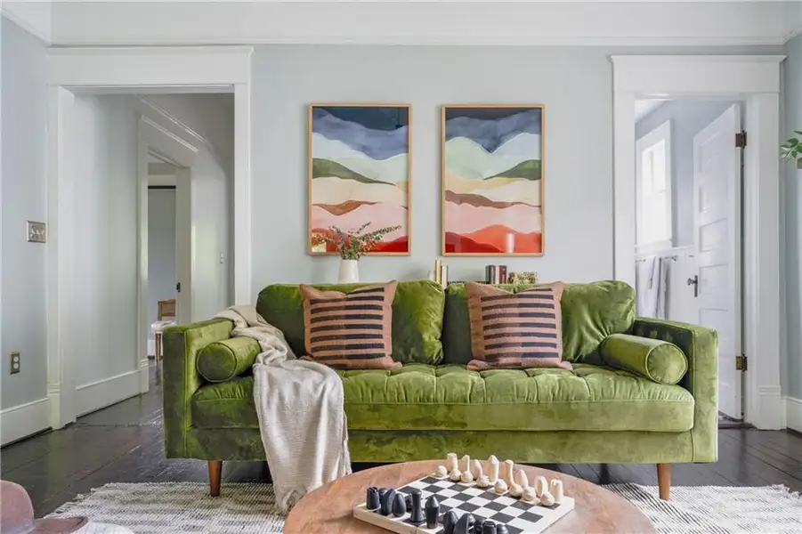 Furnished interior view inside a new home in , Atlanta (Image 12).