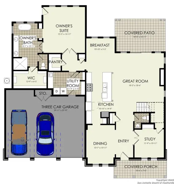 2D floor plan layout of this home in , Wimberley, TX (Image 3). 2D floor plan layout of this home in , Wimberley, TX (Image 3).