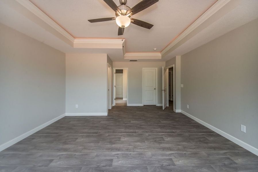 Representative unfurnished interior of a home built from the Beaumont by Enchanted Homes in Guadalupe Heights, Seguin (Image 55).