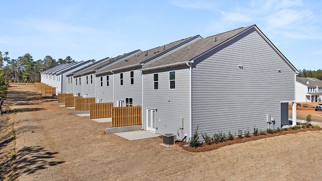 Exterior details and patio area of a home in Hughes Court, Dawsonville (Image 2). Exterior details and patio area of a home in Hughes Court, Dawsonville (Image 2).