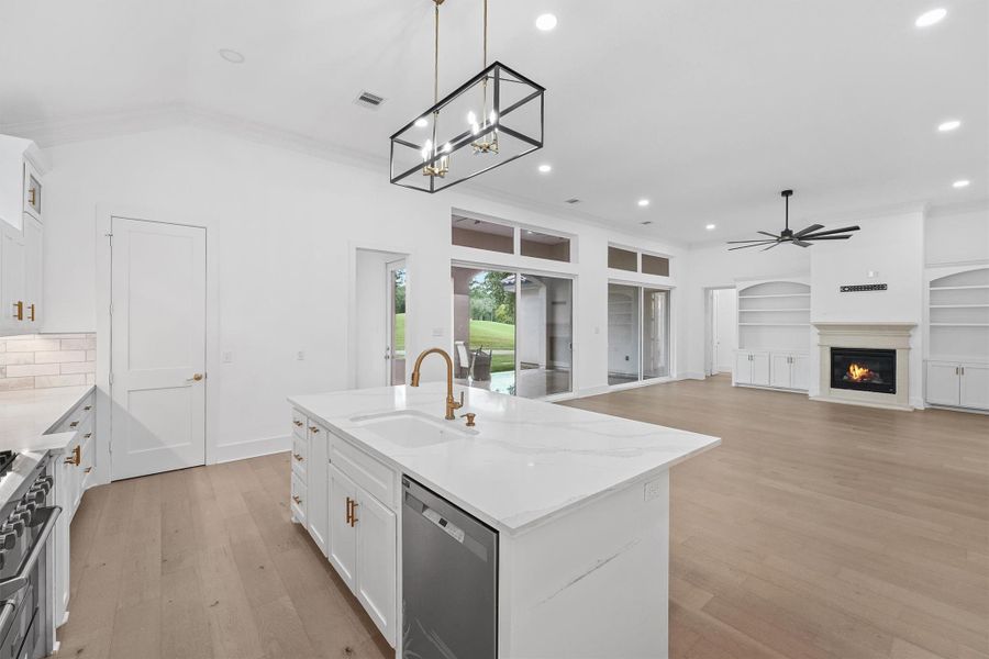 Furnished interior view inside a new home in , Houston (Image 4).
