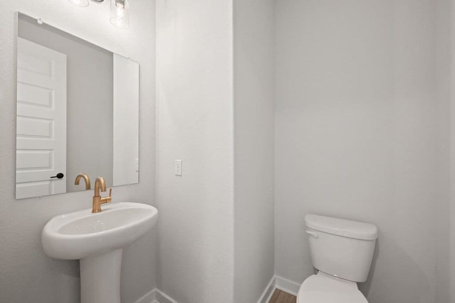 Furnished interior view inside a new home in Terrace Collection At Turner's Crossing, Buda (Image 8).