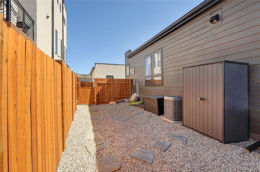 Exterior details and patio area of a home in , Salida (Image 27). Exterior details and patio area of a home in , Salida (Image 27).