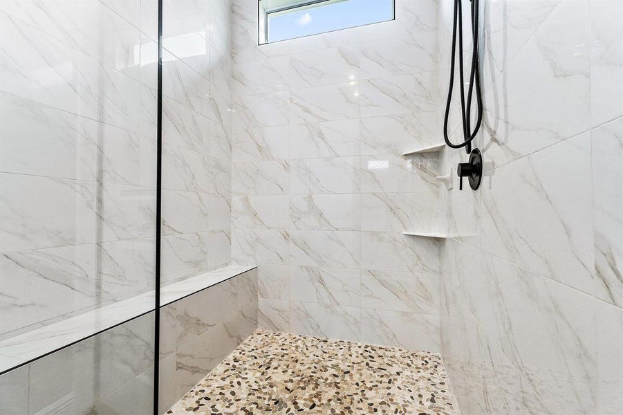 Primary shower Primary shower