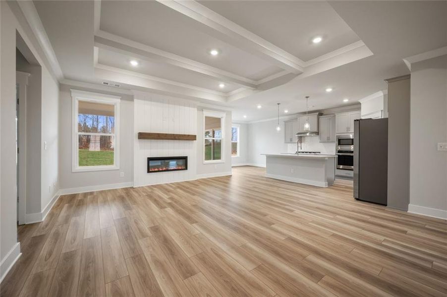 Spacious, unfurnished interior of a new home in Ponderosa Farms Reserve, Gainesville (Image 18).