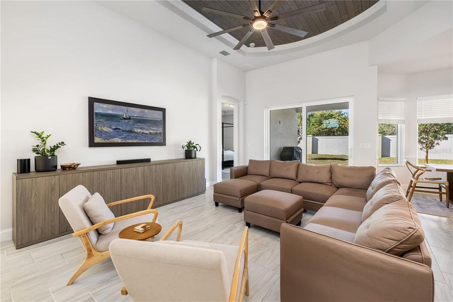 Furnished interior view inside a new home in Marina Del Palma, Palm Coast (Image 9).