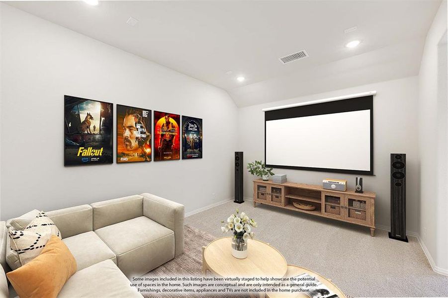 Furnished interior view inside a new home in Star Ranch, Godley (Image 12).