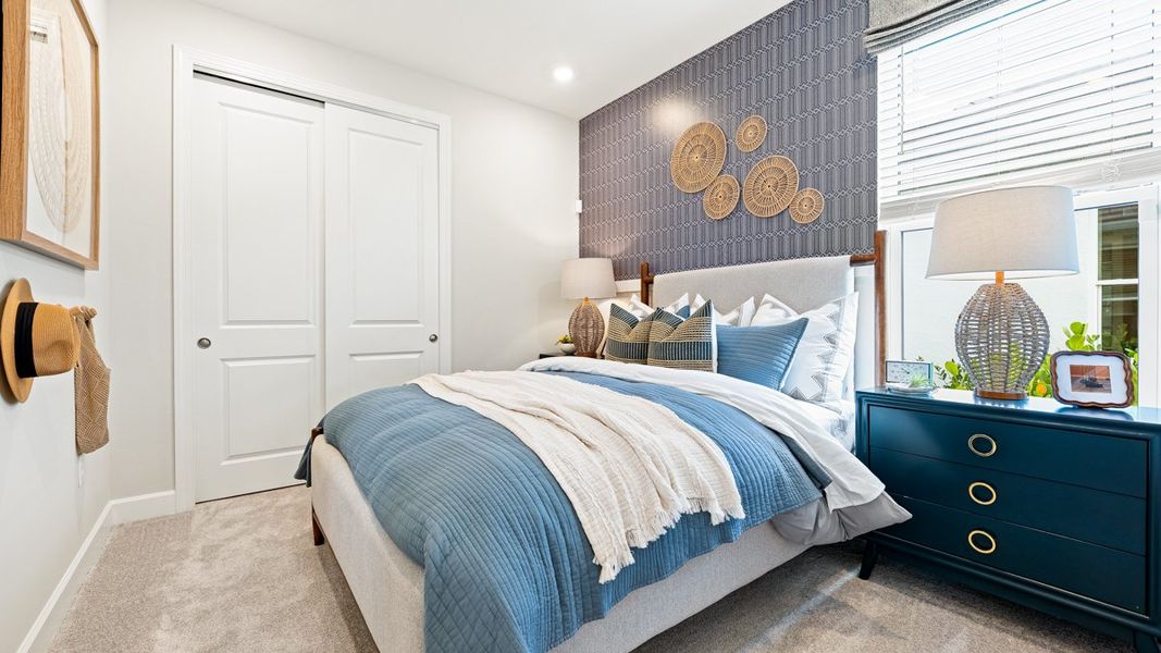 Representative furnished interior of a home built from the Alta by Taylor Morrison in Esplanade at Wellen Park, Englewood (Image 15).