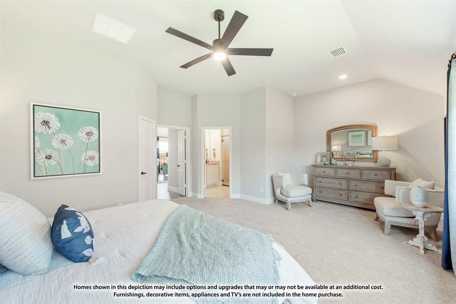 Furnished interior view inside a new home in ArrowBrooke, Aubrey (Image 19).