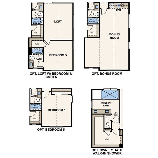 2D floor plan layout for the The Regent by Century Communities in Trails at Smoky Hill | The Preserve, Parker, CO (Image 10).