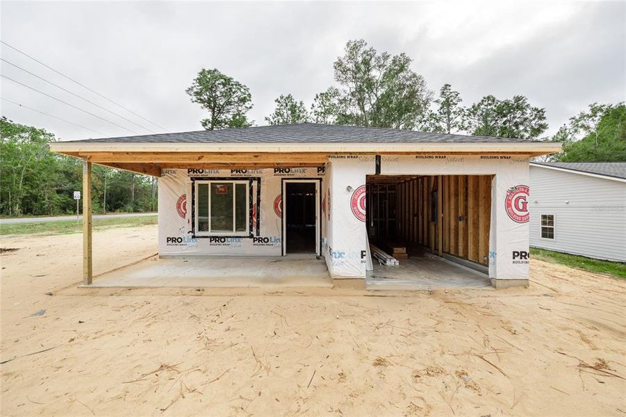 In-progress construction of a new home in , Williston, FL (Image 5).