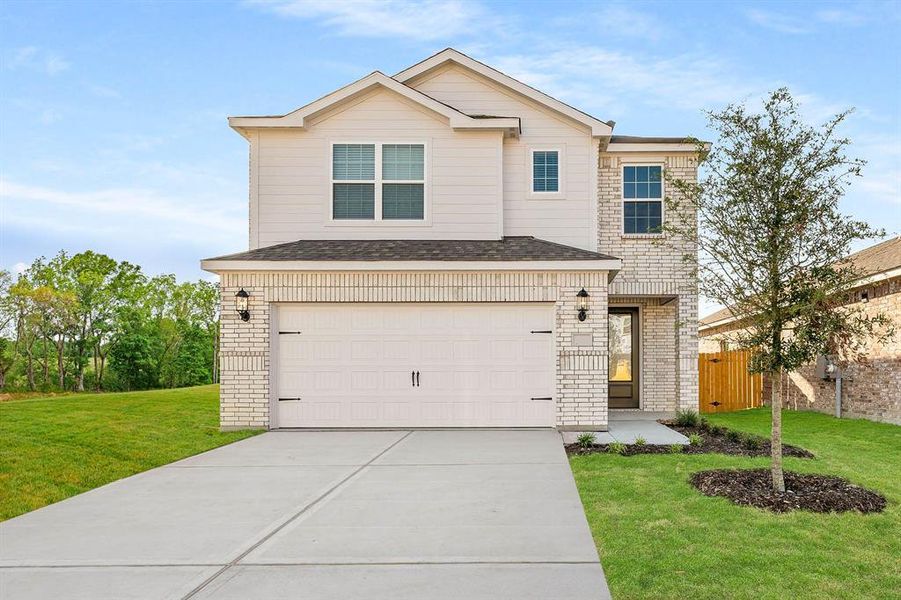 This is an example of the Juniper floor plan. The estimated construction completion date for the Juniper built at 1207 Bullock Drive is September 2024.