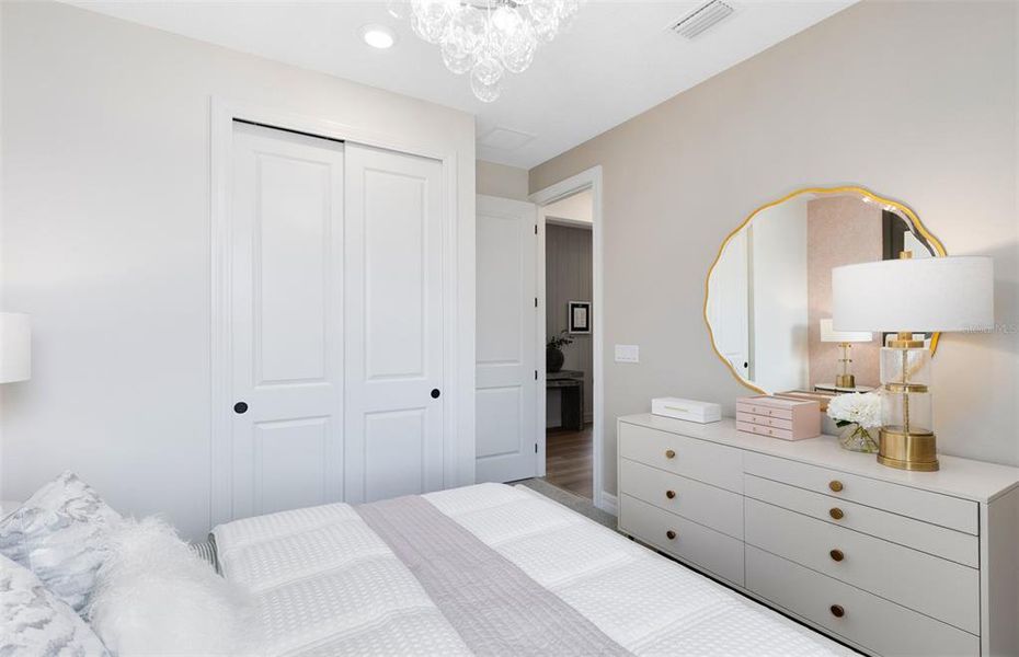 Furnished interior view inside a new home in EverBe, Orlando (Image 14). Furnished interior view inside a new home in EverBe, Orlando (Image 14).