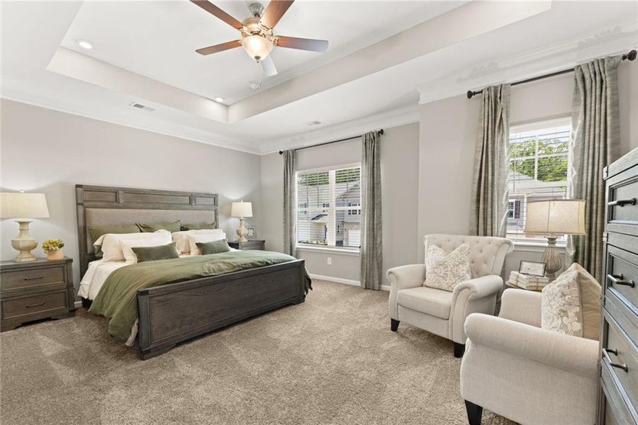 Furnished interior view inside a new home in Sanders Park, Austell (Image 14).
